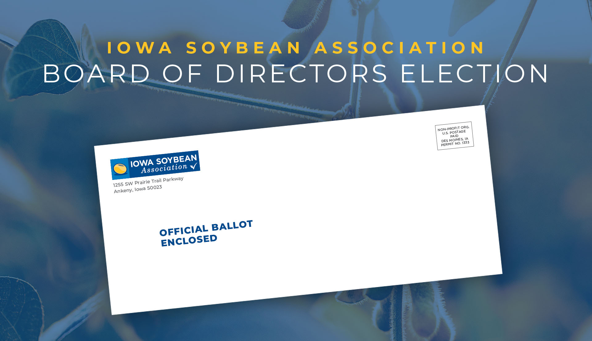 Official ballot envelope