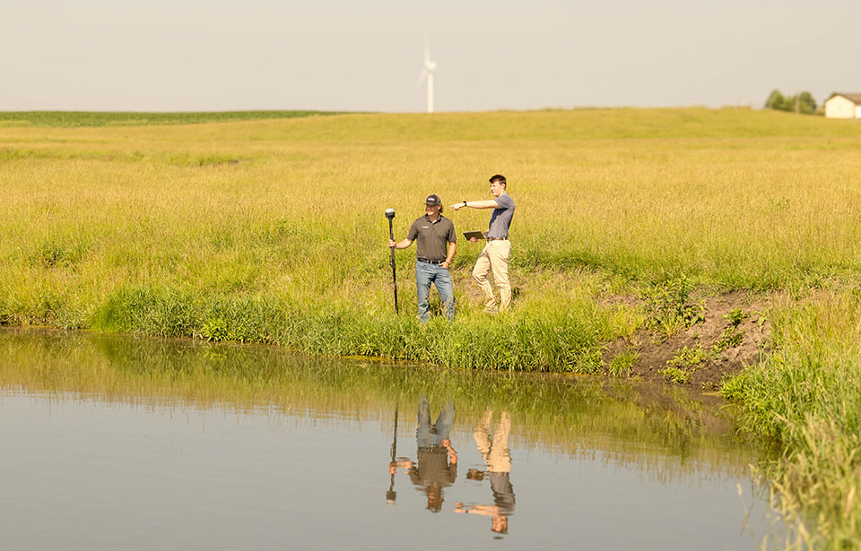 Brandon Iddings and Alex Buseman Conservation Services Managers