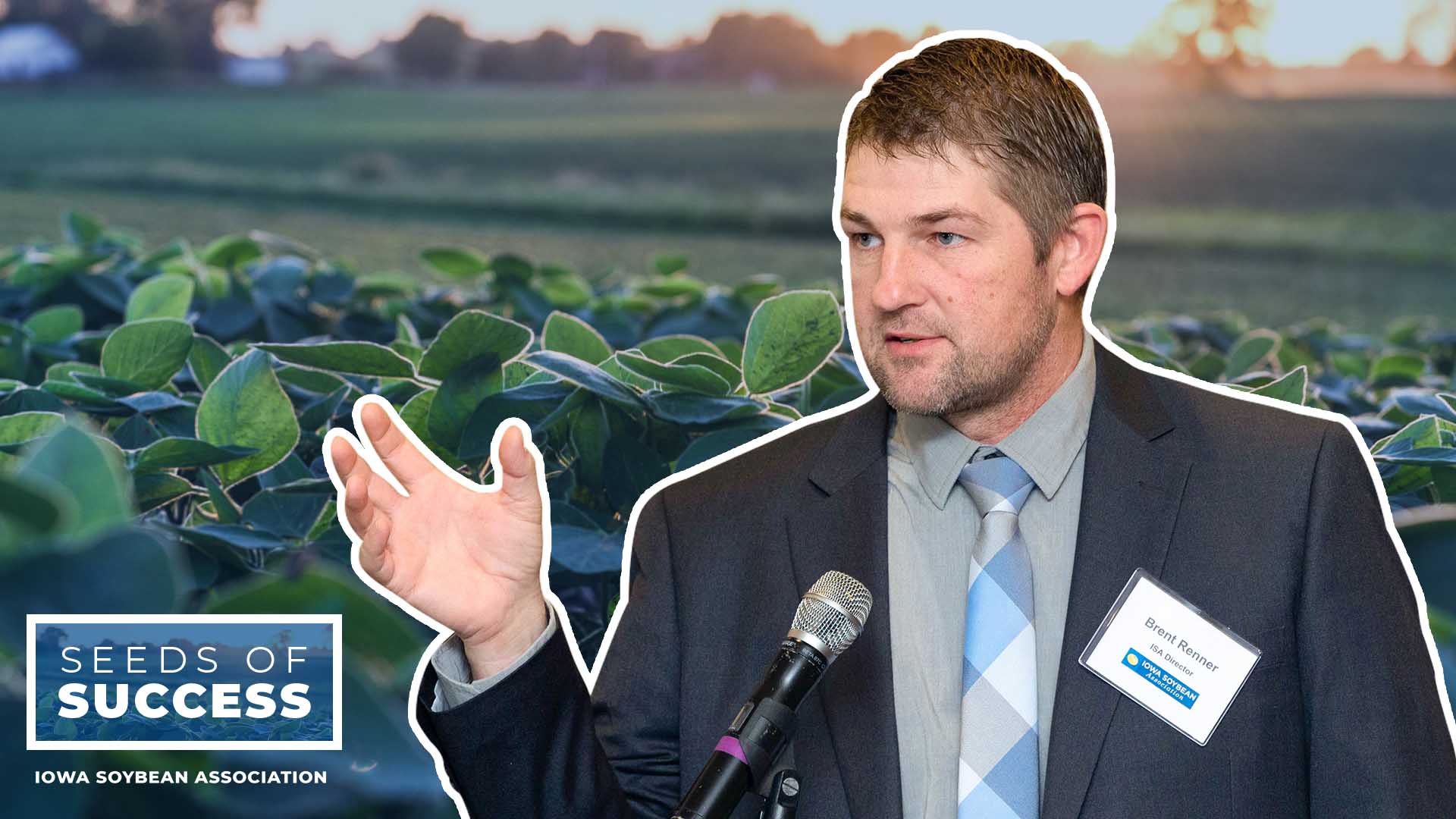 Iowa soybean farmer Brent Renner