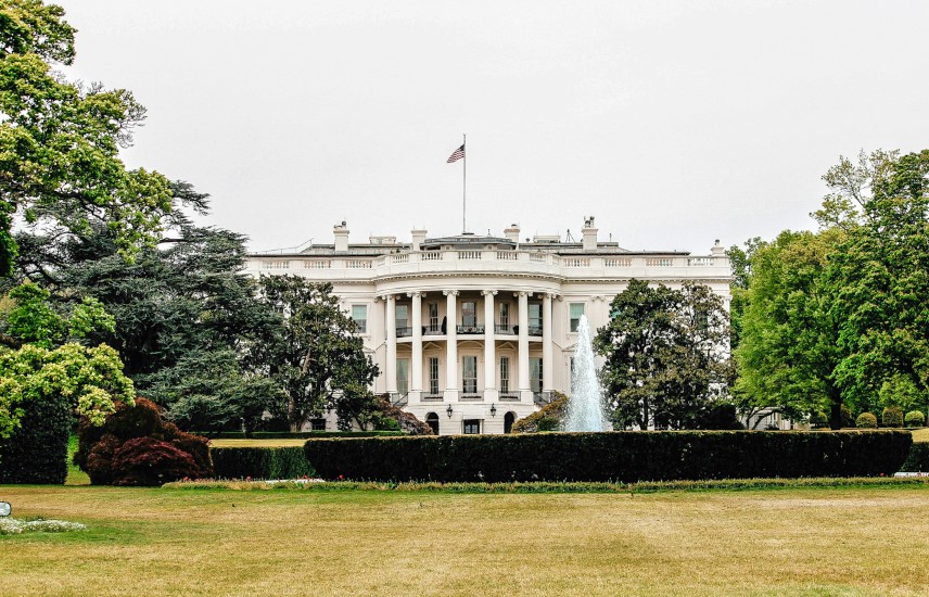 White House front lawn