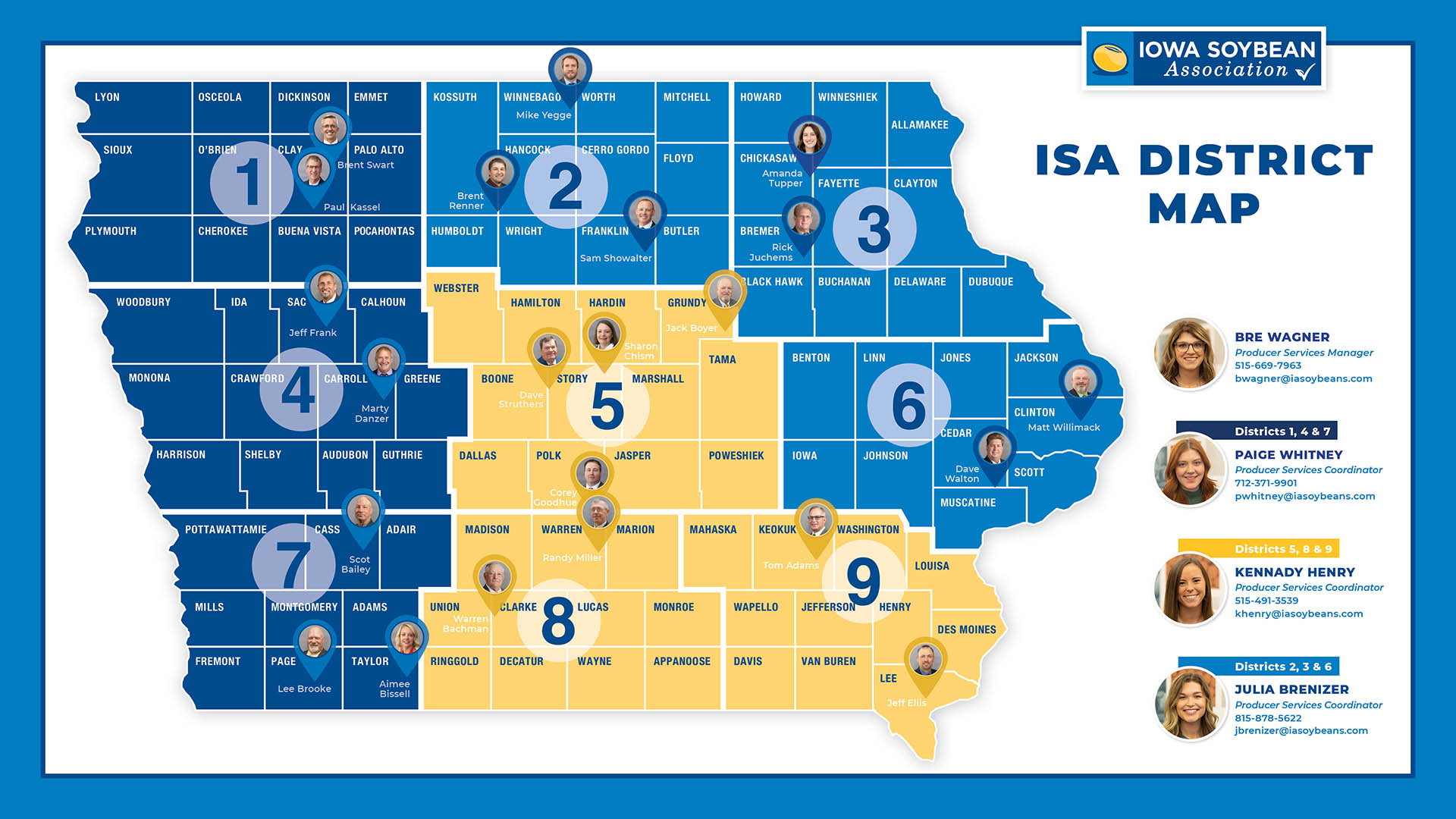 Map of Iowa