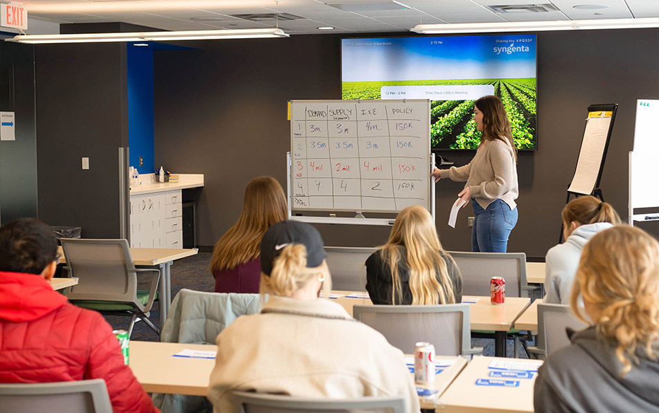 Julia Brenizer with Soy Squad participants